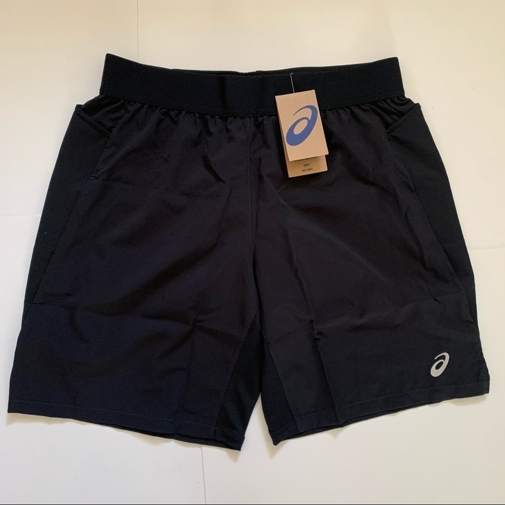 ASIC’S New With Tags MEN'S 9IN INSEAM MIXER SHORT Quick Drying Moisture Wicking - Picture 5 of 12